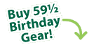 Buy 59½ Birthday Gear!